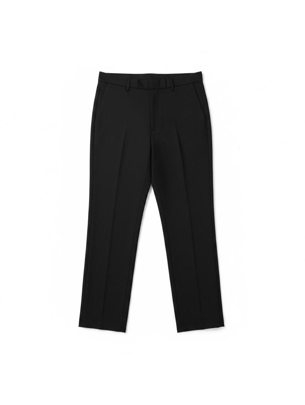 John Blair Men’s Dress Slacks 44M Black Polyester Career Pants Classic Fit